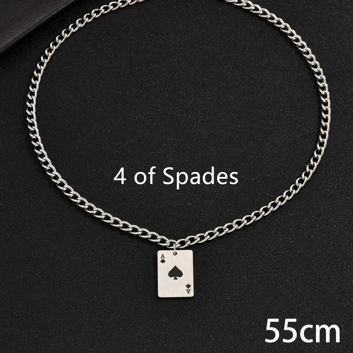 2406190911000325900.webp Creative Stainless Steel Poker Black Peach A Necklace For Men - Image 15