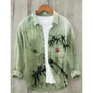 New Casual Printed Hawaiian Shirt Men - Image 7