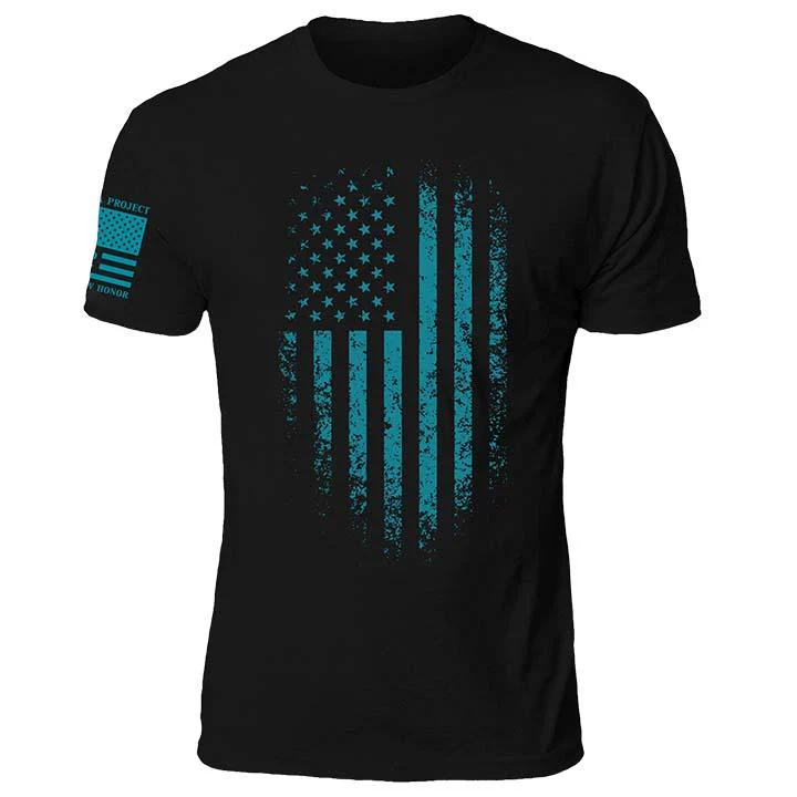 Teal-1.webp Distressed Flag - Image 5
